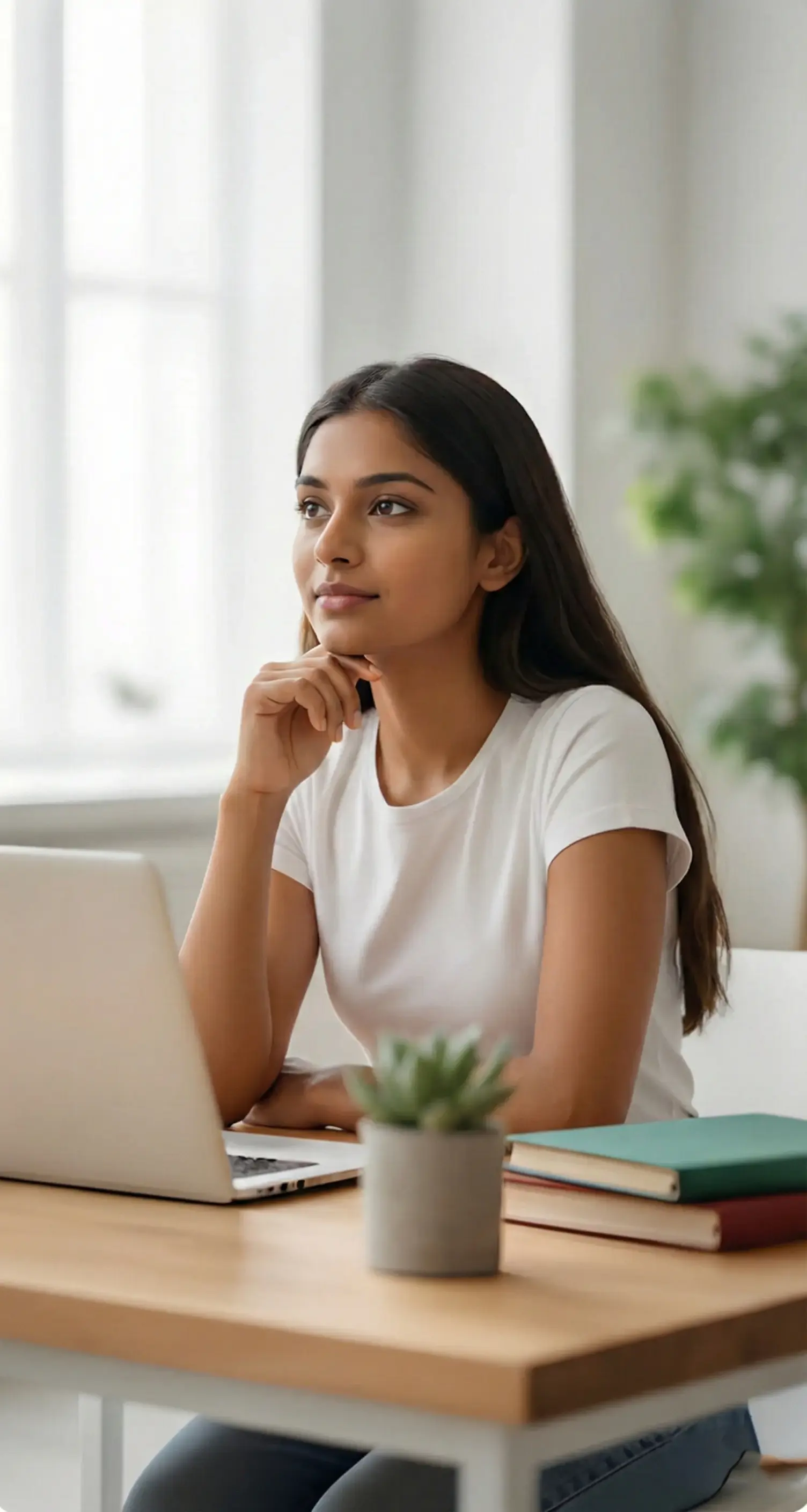 Women with Solar Panel